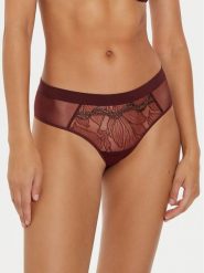 Chantelle X Bokserki Xtravagant C06GB0 Bordowy. Czerwone bokserki damskie Chantelle X, bez wzorów, z syntetyku. Za 189.99 zł.