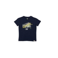 T-shirt z krótkim rękawem, nadrukiem Basic i logo. Niebieskie t-shirty LEONE 1947 APPAREL, bez wzorów, sportowe, bez kołnierzyka, bez ramiączek. Za 42.06 zł.