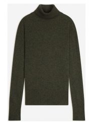 Perfect Cashmere Kaszmirowy golf "Tracy" w kolorze ciemnozielonym rozmiar: M. Zielone swetry Perfect Cashmere, m, bez wzorów, z kaszmiru, bez ramiączek. Za 476.45 zł.