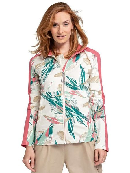 Schöffel Bluza "Locarno" w kolorze kremowo-różowym rozmiar: 46. Brązowe bluzy Schöffel, bez wzorów, bez ramiączek, bez kaptura. Za 550.36 zł.