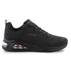 Buty Skechers Tres-Air Uno Ah Mazing 177390-BBK czarne. Czarne buty treningowe bez wzorów, bez zapięcia. Za 544.84 zł.