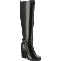 Kozaki TWINSET - Stivale CA7PME Nero 00006. Czarne kozaki Twinset, ze skóry. W wyprzedaży za 899.00 zł.