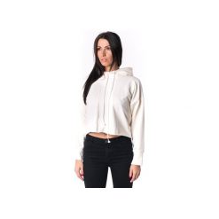 Damska panelled crop bluza 17. Białe bluzy Theg clothing, s, bez wzorów, bez kaptura. Za 308.05 zł.