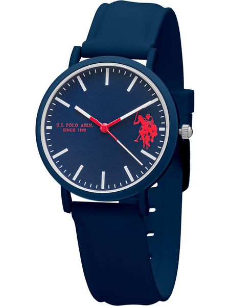 U.S. Polo Assn. Zegarek kwarcowy w kolorze granatowym rozmiar: onesize. Niebieskie, analogowe zegarki U.S. Polo Assn., sztuczne. Za 127.05 zł.