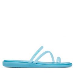 Japonki Crocs. Niebieskie japonki Crocs, bez wzorów. Za 189.99 zł.