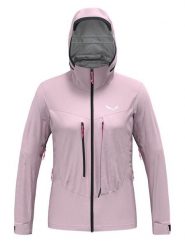 Salewa Kurtka narciarska "Sella 3L" w kolorze jasnoróżowym rozmiar: 38. Różowe kurtki narciarskie Salewa, l, bez wzorów, z materiału, bez kaptura, narciarskie. Za 944.42 zł.