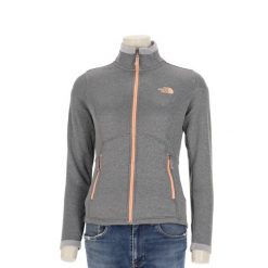 Second life - The North Face bluza damska polarowa szara - Jak nowy. Szare bluzy bez kaptura The North Face, l, bez wzorów, z polaru, bez kaptura, trekkingowe. Za 170.36 zł.