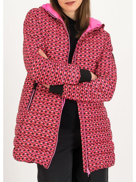 Blutsgeschwister Płaszcz przejściowy w kolorze różowo-czarnym rozmiar: L. Czarne płaszcze Blutsgeschwister, l, bez wzorów, z bawełny, bez kaptura. Za 297.26 zł.