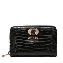 Duży Portfel Damski Guess. Czarne portfele Guess, z aplikacjami. Za 179.99 zł.