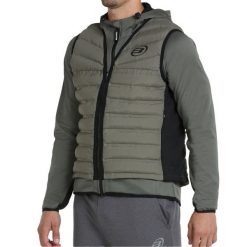 Anorack Parka Bullpadel Boque. Zielone płaszcze bullpadel, bez wzorów, sportowe, bez kaptura. W wyprzedaży za 486.95 zł.