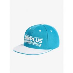 Czapka z daszkiem 8b+ Snapback Cap Eat More Chalk - blue/white. Niebieskie czapki z daszkiem 8BPLUS, bez wzorów, sportowe. Za 91.99 zł.