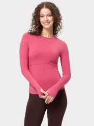 Les Lunes Koszulka sportowa "Flow" w kolorze różowym rozmiar: L. Różowe t-shirty sportowe Les Lunes, l, bez wzorów, z materiału, bez ramiączek, outdoorowe. Za 113.99 zł.