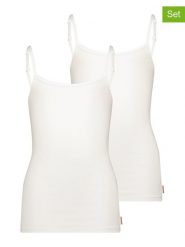 Vingino Topy (2 szt.) w kolorze białym rozmiar: 158/164. Białe topy Vingino, bez wzorów, bez kołnierzyka, bez ramiączek. Za 74.11 zł.