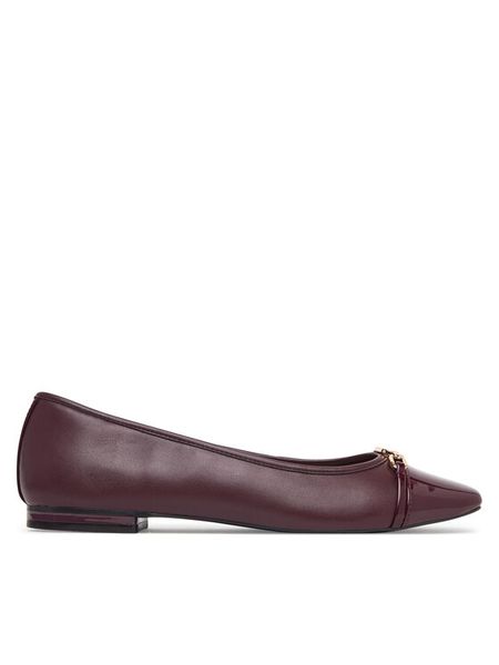 Aldo Baleriny Krishelle 14190621 Bordowy. Czerwone baleriny Aldo, bez wzorów, ze skóry, bez obcasa, bez zapięcia. Za 259.99 zł.