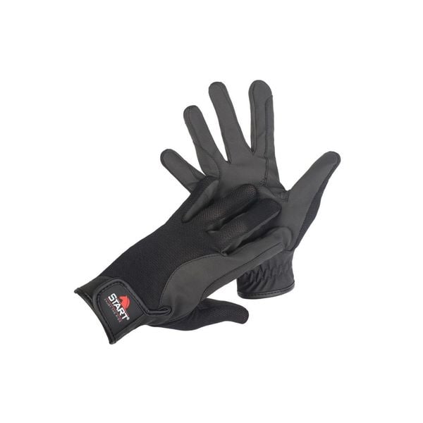 Rękawiczki letnie z siateczką START Laut. Czarne rękawiczki START, bez wzorów, sportowe. Za 79.99 zł.