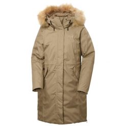 Parka dla kobiet Helly Hansen Vega. Brązowe płaszcze Helly Hansen, bez wzorów, bez kaptura. Za 1,599.00 zł.