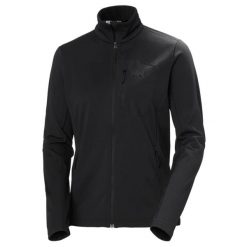 Bluza damska z kapturem Helly Hansen Versalite. Czarne bluzy z kapturem Helly Hansen, m, bez wzorów, z materiału, z kapturem, trekkingowe. Za 439.00 zł.