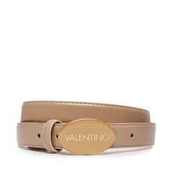 Pasek Damski Valentino. Brązowe paski Valentino, bez wzorów. Za 179.99 zł.