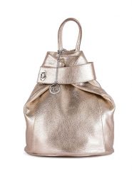 Mia Tomazzi Skórzany plecak "Sirietto" w kolorze złotym - 28 x 35 x 13 cm rozmiar: onesize. Żółte plecaki Mia Tomazzi, bez wzorów, z materiału, bez dodatków. Za 277.45 zł.