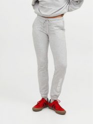 JJXX Spodnie dresowe Riley 12250114 Szary Slim Fit. Szare spodnie dresowe JJXX, bez wzorów, z dresówki. Za 79.99 zł.