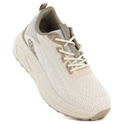 Półbuty sportowe damskie na platformie beżowe Big Star TT274318. Brązowe buty sportowe lifestyle BIG STAR, bez wzorów, z tkaniny, retro, bez zapięcia. Za 179.99 zł.