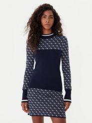 Guess Sweter W5BR24 Z3JD2 Granatowy Slim Fit. Niebieskie swetry Guess, xxl, z aplikacjami, z syntetyku, bez ramiączek. Za 349.99 zł.