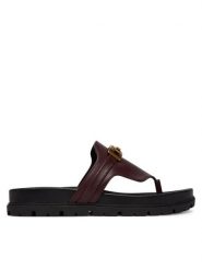 Guess Japonki FLJFRR LEA03 Bordowy. Czerwone japonki Guess, z aplikacjami, ze skóry. Za 549.99 zł.