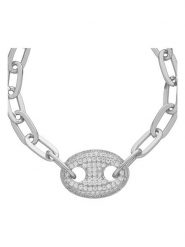 U.S. Polo Assn. Bransoletka z elementem ozdobnym rozmiar: onesize. Szare bransoletki U.S. Polo Assn., z kryształem, metalowe. Za 82.99 zł.