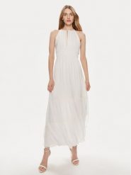 Dixie Sukienka letnia A207J021A Biały Regular Fit. Białe sukienki Dixie, m, bez wzorów, z wiskozy, bez kołnierzyka, bez ramiączek. Za 459.99 zł.
