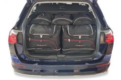 Torby Do Bagażnika Vw Golf Variant 2020-2024 5Szt Kjust. Czarne torby podróżne KJUST, bez wzorów, z kauczuku. Za 1,564.00 zł.