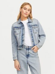 JJXX Kurtka jeansowa Alys 12269101 Niebieski Regular Fit. Niebieskie kurtki JJXX, l, bez wzorów, z bawełny, bez kaptura. Za 219.99 zł.