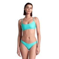Strój kąpielowy damski dwuczęściowy kostium na basen Arena Essentials. Niebieskie bikini Arena, bez wzorów, sportowe. Za 189.99 zł.