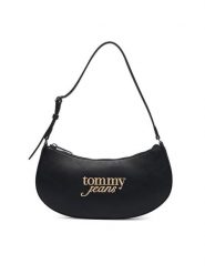 Tommy Jeans Torebka Tjw Must Shoulder Bag AW0AW19047 Czarny. Czarne torebki klasyczne Tommy Jeans, bez wzorów, z jeansu, bez dodatków. Za 329.99 zł.