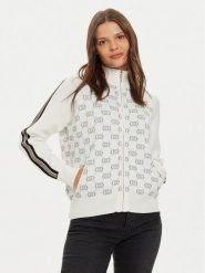 Liu Jo Sport Kardigan TF4224 MS63L Biały Regular Fit. Białe swetry Liu Jo Sport, l, bez wzorów, z syntetyku, sportowe, bez ramiączek. Za 549.99 zł.