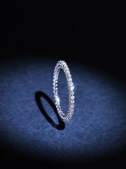 DIAMANTA Złoty pierścionek "Tour complet Forever" z diamentami rozmiar: 49. Szare pierścionki DIAMANTA, z diamentem, złote. Za 5,538.94 zł.