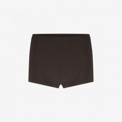 Damskie premium hotpants do pływania, surfingu & wiosłowania - Brązowe. Brązowe bikini WALLIEN, bez wzorów, z tkaniny, sportowe. Za 209.00 zł.
