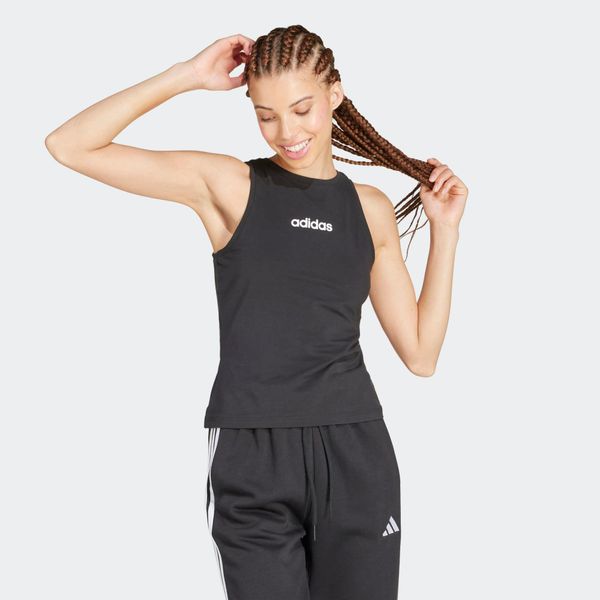 Koszulka bez rękawów damska ADIDAS Gym & Pilates. T-shirty sportowe adidas, s, bez wzorów, z bawełny, bez ramiączek, na fitness i siłownię. Za 89.99 zł.