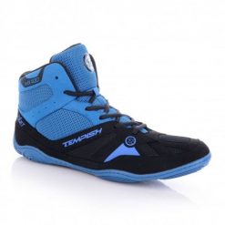 Buty bramkarskie Tempish Roqit 119000081 niebieskie. Niebieskie buty treningowe bez wzorów, bez zapięcia, do piłki ręcznej. Za 504.65 zł.