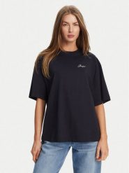 BOSS T-Shirt C_Eboyfriend_4 50540441 Granatowy Relaxed Fit. Niebieskie t-shirty Boss, s, bez wzorów, z bawełny, bez kołnierzyka, bez ramiączek. Za 179.99 zł.