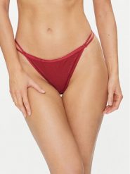 Hunkemöller Stringi Ivana Hl String Tr 203612 Czerwony. Czerwone stringi Hunkemöller, bez wzorów, z syntetyku. Za 59.99 zł.