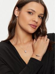 Guess Kolczyki JSBE04 510JW Srebrny. Szare kolczyki Guess, metalowe. Za 269.99 zł.
