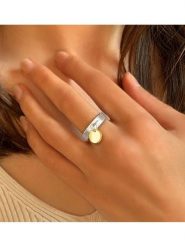 Les Favorites Srebrny pierścionek rozmiar: 52. Szare pierścionki Les Favorites, srebrne. Za 130.99 zł.