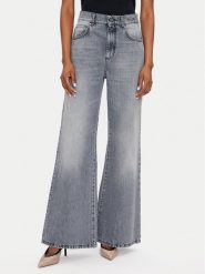 Marella Jeansy 2423186034 Szary Wide Leg. Szare jeansy Marella, bez wzorów, z bawełny. Za 569.99 zł.