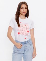 ONLY T-Shirt 15266625 Biały Regular Fit. Białe t-shirty ONLY, m, bez wzorów, z bawełny, bez kołnierzyka, bez ramiączek. Za 49.99 zł.