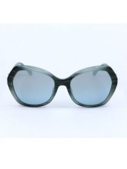 Swarovski Damskie okulary przeciwsłoneczne w kolorze turkusowo-zielonym rozmiar: 55. Zielone okulary przeciwsłoneczne Swarovski, bez wzorów, z tworzywa sztucznego, szklane. Za 244.95 zł.