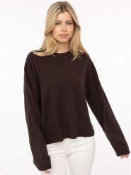 Zwillingsherz Sweter "Kastiger" w kolorze brązowym rozmiar: M. Brązowe swetry Zwillingsherz, m, bez wzorów, z kaszmiru, bez ramiączek. Za 504.95 zł.