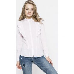 Noisy May - Koszula. Czerwone koszule Noisy May, l, bez wzorów, z bawełny, casualowe, bez kołnierzyka, bez ramiączek. W wyprzedaży za 34.90 zł.