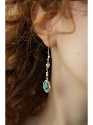 Pierres delicates Kolczyki w kolorze białym z perłami i masą perłową rozmiar: onesize. Białe kolczyki Pierres delicates, z perłą, z mosiądzu. Za 43.99 zł.