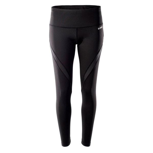 Legginsy Damskie Trening Likia. Czarne legginsy Hi-tec, bez wzorów, z elastanu. Za 117.99 zł.