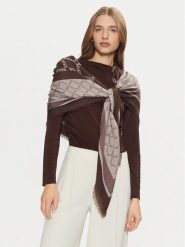 Boss Chusta Laik 50521800 Brązowy. Brązowe chusty Boss, na zimę, bez wzorów, z materiału. Za 279.99 zł.